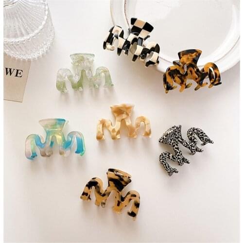 Ruoshui M Shape Hair Claws For Woman Barrettes Hairpins Hair Clips Women Hair Accessories Hair Clips Headwear
