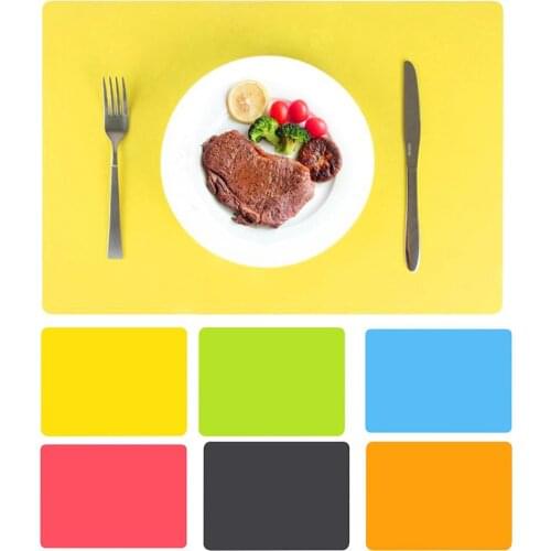 40x30cm Silicone Baking Non-slip Table Mat Dish Bowl Placemat Heat Resistant Pad Fridge Mats Moisture Placemat Kitchen Supplies