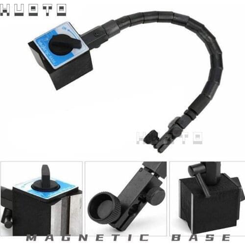 Force 60kg snake universal magnetic gauge stand for indicator gauge magnetic dial indicator stand flexible magnetic base holder