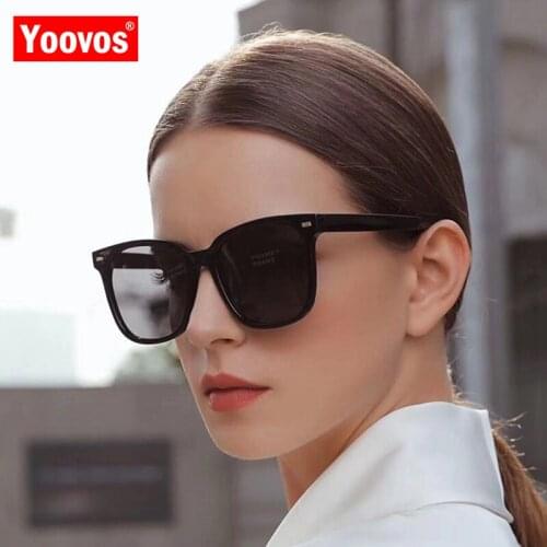 Yoovos 2021 New Retro Sunglasses Women Luxury Brand Design Sunglasses For Women Vintage Square Fashion Oculos De Sol Feminino