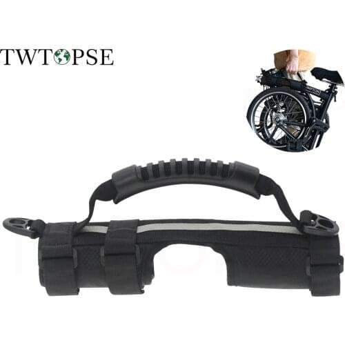 TWTOPSE Bike Bicycle Frame Handle Carrier For Brompton Folding Bicycle Durable Shoulder Carry Strap Belt 3SIXTY Electric Scooter