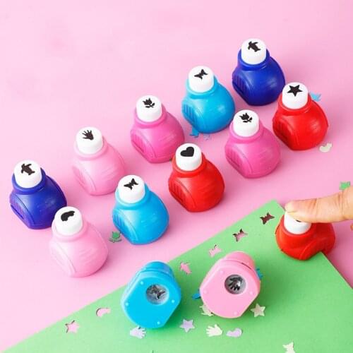 1Pcs Child Mini Paper Punch For Scrapbooking Punch DIY Handmade Cutter Tag Card Craft Punch Hole Cutter Tool Randomly