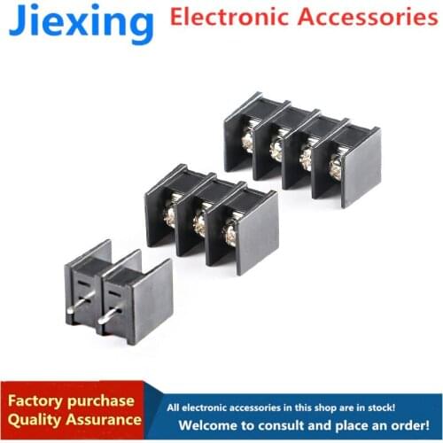 10pcs KF25C-7.62-2P/3P/4P straight plug 7.62mm pitch fence type terminal middle pin