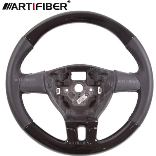 100% Real Carbon Fiber Steering Wheel for VW Golf Scirocco Polo Jetta Tiguan Passat Touran