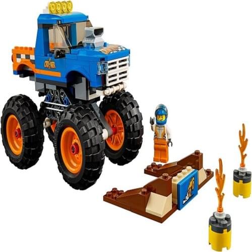10869 City Series Big Wheel Off-Road Vehicle 60180 Childrens Building Block Toy Gifts