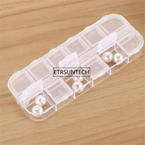 150pcs Transparent Boxes Compartment Plastic Storage Box Jewelry Earring Bead Screw Holder Case Display Organizer Container