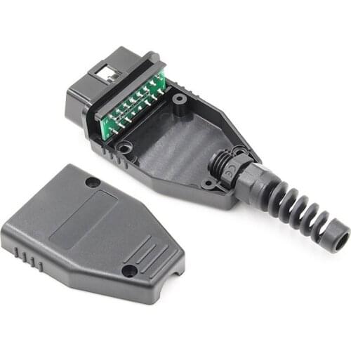 5 Pcs/Lot 16 Pin ELM327 Male Plug OBD2 Connectors Automobile OBD Diagnostic Adapters For Old Cars