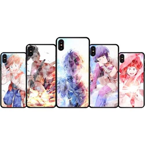 My Hero Academia Todoroki Shoto Acrylic Phone Case Cover For iphone X XR XS 11 12 Pro For Samsung Galaxy