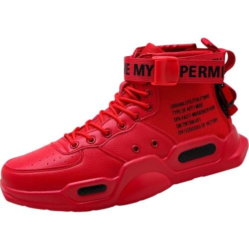 Mr.nut Basketball Shoes,Sneakers Men, Red/black Shoes,Sports Shoes,Big Size 36-46