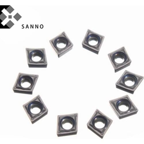 Free shipping! 50pcs/lots CCMT060204-SM IC907 / CCMT060208-SM IC907 cnc carbide turning inserts lathe cutting tool blade