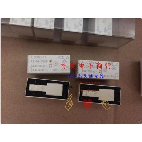 Free shipping lot (10 pieces/lot) 100%Original New GOODSKY EZ-SH-112DM 6PINS 16A 12VDC Power Relay