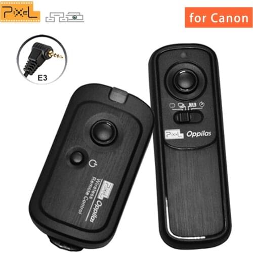 Pixel RW-221 E3 Wireless Shutter Release Remote Control for Canon 1300D 1100D 1000D 750D 700D 650D 600D 300D 60D G10 G11 G12 G15