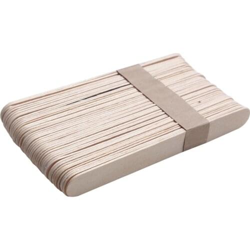 10Pcs Woman Wooden Body Hair Removal Sticks Wax Waxing Disposable Sticks Wooden Waxing Wax Spatula Tongue Depressor