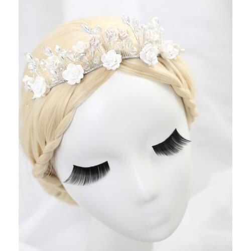 Womens Headwear Flower Ornament Ladylike Charming Exquisite Accessory