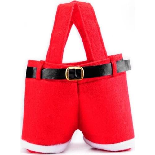 HAOCHU Enfeites De Natal Noel Christmas Gift Bags Bottle Holders Christmas Decoration Tree Hanging Ornament Party Favor