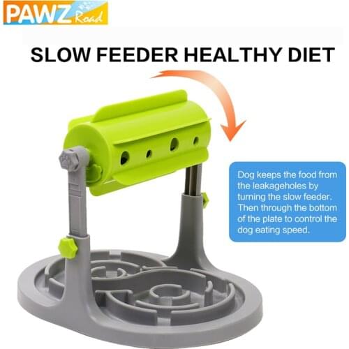 Dog Food Toy 2 in 1 Fun leakage Food Slow Eating Dog Food Feeder Ball IQ Training Exercise Prevent Obesity Dog Cat Bowl