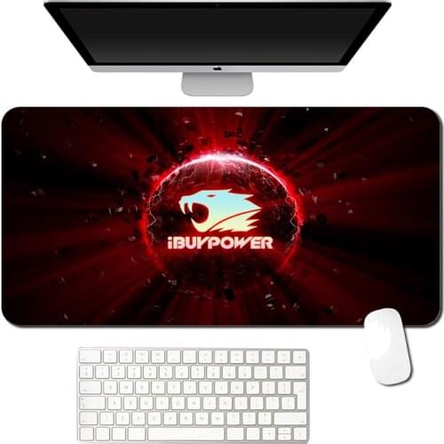 Mouse Pad IBUYPOWER Rubber Speed Gamer PC Computer Keyboard Mausepad Durable Desktop Gaming Accessories Large CS GO LOL Mousepad
