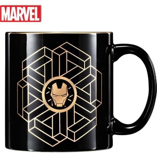 The Avengers Iron Man Cup Around Disney Ceramic Mug coffee cup Handgrip Ceramic travel mug
