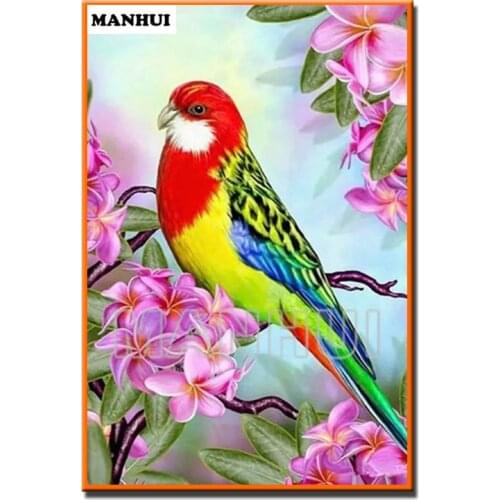 NEW 3d Cross Stitch Embroidery Diamond 5d Diy Diamond Painting Animal bird Stickers Mosaic Diamond Gift Home Decor MH331