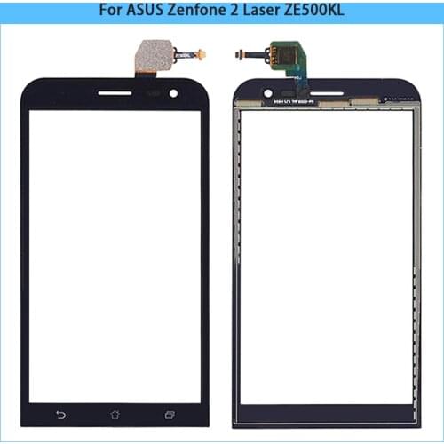 New ZE500KL Touchscreen For Asus Zenfone 2 Laser ZE500KL Touch Screen Panel Digitizer Sensor Glass Replacement Parts