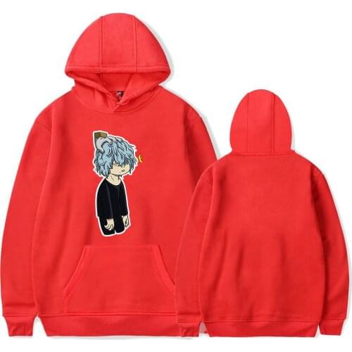 Autumn Red Hooded Comic My Hero Academia Hoodies Men Women Sweatshirts Cartoon Hip Hop Streetwear Casual Boys Girls Pullovers