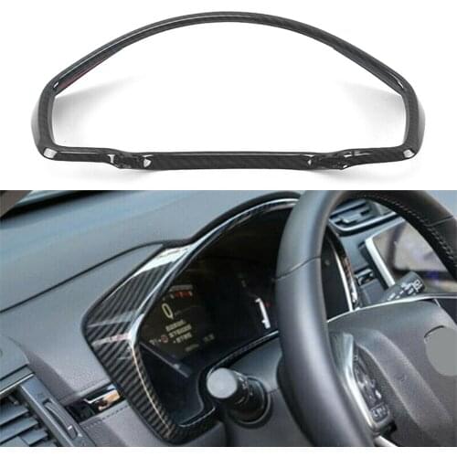 Carbon Fiber look Car Console Dash Panel Frame Trim For Honda CRV CR-V 2017 2018 2019 2020 ABS Plastic