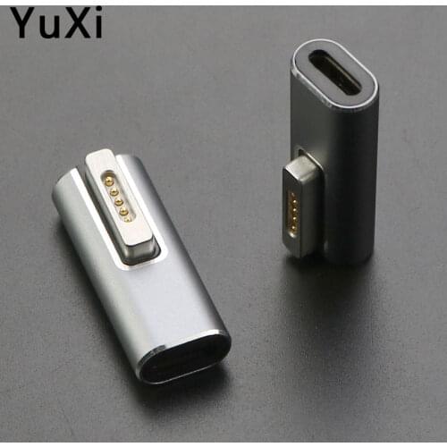 USB Type-c Fema to Female Converter Adapter For Apple Macbook Notebook Type-C Female to Magnetic Male Laptop Conversion Plug