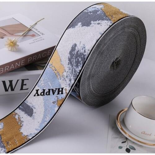 QGVLish 25M/lot 9cm Wide Jacqurd Lace Ribbon Belt Curtain Lace Trim Webbing DIY Sewing Sofa Cushion Decor Curtain Accessories