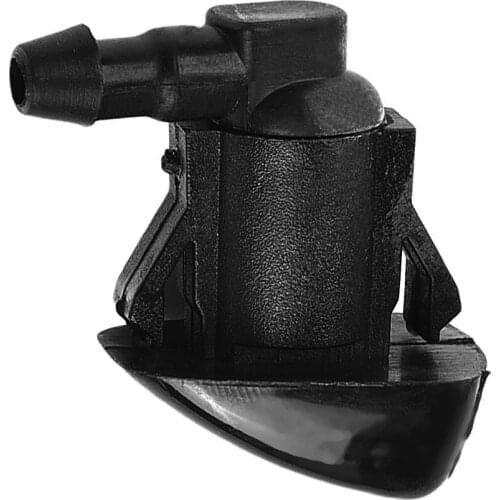 2pcs Windshield Spray Nozzle Black Replacement Auto Washer For Toyota Sienna 2004-2010