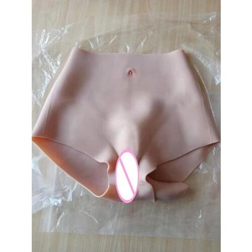 2G 91CM Enhancer Hip Silicone Realistic Vagina Panty Shemale Crossdresser Pussy Pants Transgender Artificial Sex Fake Underwear