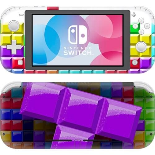 TETRIS 99 Style Vinyl Skin Sticker for Nintendo Switch Lite NSL Protective Film Decal Cover 7 Styles Available
