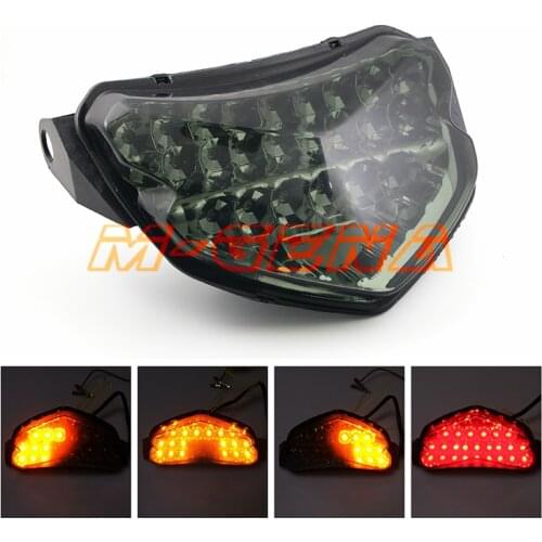 Motorcycle LED Rear Turn Signal Tail Stop Light Lamp Integrated For GSXR600 GSXR750 GSXR 600 750 K4 2004 2005 04 05