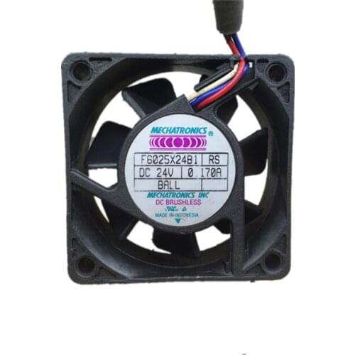 Generic 6cm F6025X24B 24V 0.17A 2Wire Nonoise Inverter Fan