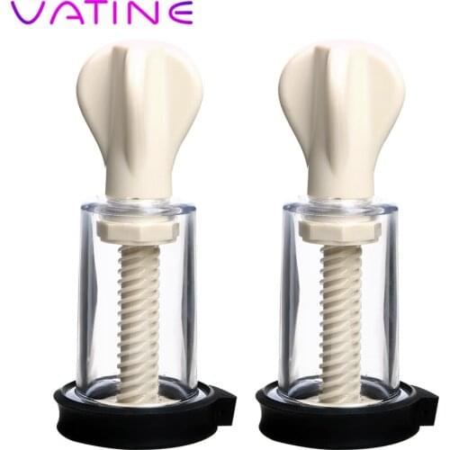 VATINE 1 Pair Nipple Clamps Pump Breast Enlarger Electric Shock Nipple Sucker Full Body Massager Clitoris Massager For Women