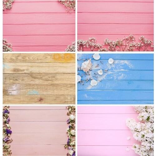 Vinyl Custom Photography Backdrops Wood planks Theme Photo Studio Background FK91025-86