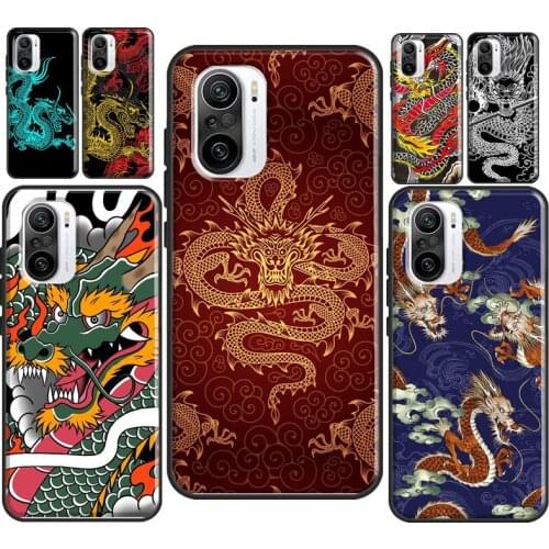 DRAGON TATTOO JAPANESE For POCO F3 M3 POCO X3 Pro Case For Xiaomi Mi 11 Lite Note 10 Mi 9T 10T Pro Back Cover