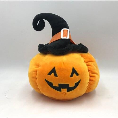 Funny Pumpkin Plush Pillow Toys Halloween Party Soft Plush Simulation Pumpkin Doll Kawaii Plushies Stuffed Gift Kids Boys Girls