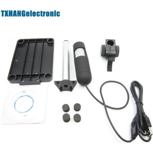 2MP USB 1000X 8 LED Digital Microscope Endoscope Magnifier Camera+Lift Stand Hot diy electronics