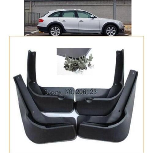 4pcs Car Fender for Audi A4 Hatchback 2012-2016 Hatchback Mud Flaps Splash Guards Auto Mudflap Mudguard Accessories