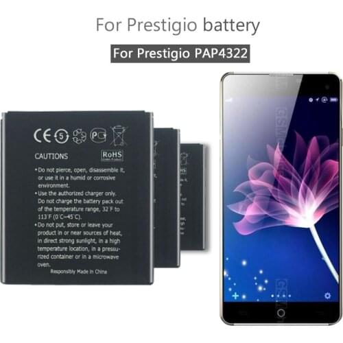 1500mAh Battery For Prestigio PAP 4322 PAP4322 DUO Mobile Phone With Tracking Number