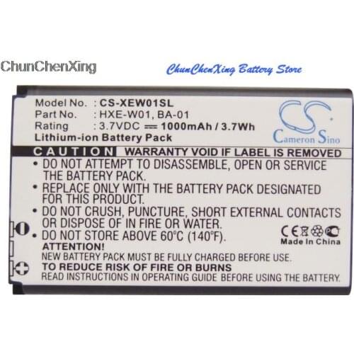 Cameron Sino 1000mAh Battery for i-Blue 737,747,757,BA-01,HX-N3650A, HX-N3650A-G, For Leadtek 9559x, For Pentagram Logger P3106