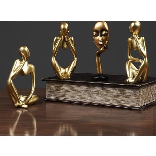 Nordic Home Decoration Accessories Ornaments Mini Abstract Personality Creative Decoration Ornaments Living Room Decoration