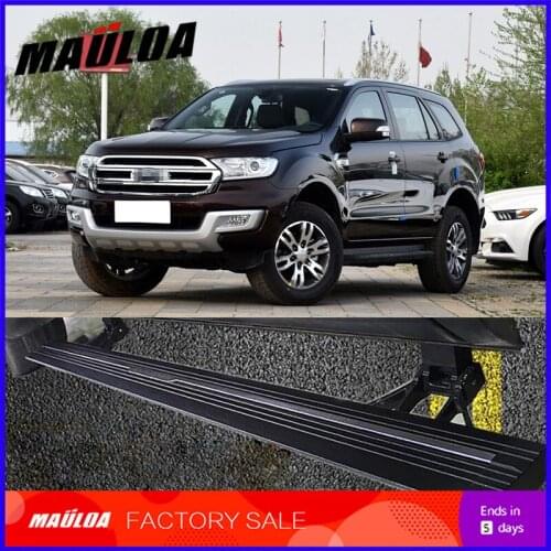 Car Accessories High quality aluminium alloy Automatic scaling Electric pedal side step running board for Everest 2016