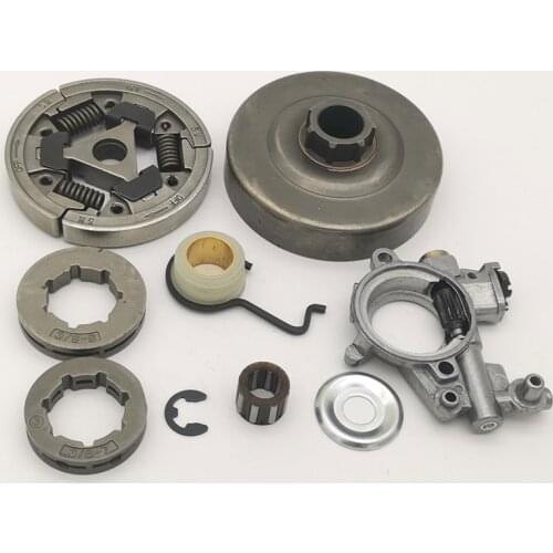 Clutch Drum 3/8" 8T 7T Sprocket Rim Kit Fit For Stihl MS361 MS 361 Oil Pump Worm Gear Chainsaw 1128 007 1000, 1128 160 2004 Part