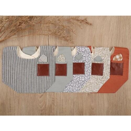 Baby Feeding Bibs Cotton Newborn Gentleman Bibs Cute Burp Cloth Infant Saliva Towels Boys Girls Bandana Apron