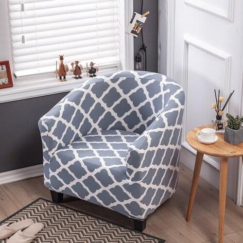 Elastic Stretch Bathtub Armchair Cover Sofa Protector Washable Furniture Slipcover High Quality Hotel Home Polyester Seat Cover
