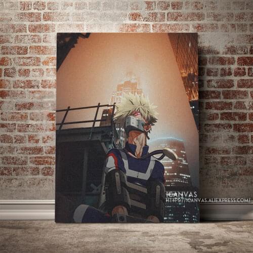 Katsuki Bakugou Real life art Decoration Prints Home Decor Canvas Living Kids Room Bedroom Painting Wall Art Studio Poster