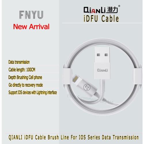 QIANLI iDFU Cable Brush Line For IOS Series Data Transmission Go Directly To Recovery Mode Depth Brushing Phone Cable