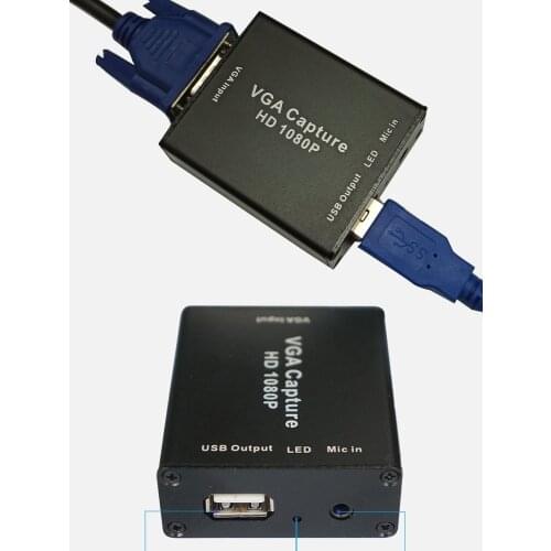 VGA Signal to USB Video Capture Card Monitoring Video Recording B-ultrasonic Image Trend Figure 1080P Drive Free