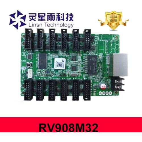 LINSN RV908M32 Receiving Card LED Display Control System,Suggest 1/32 Scan Full-Color LED Module